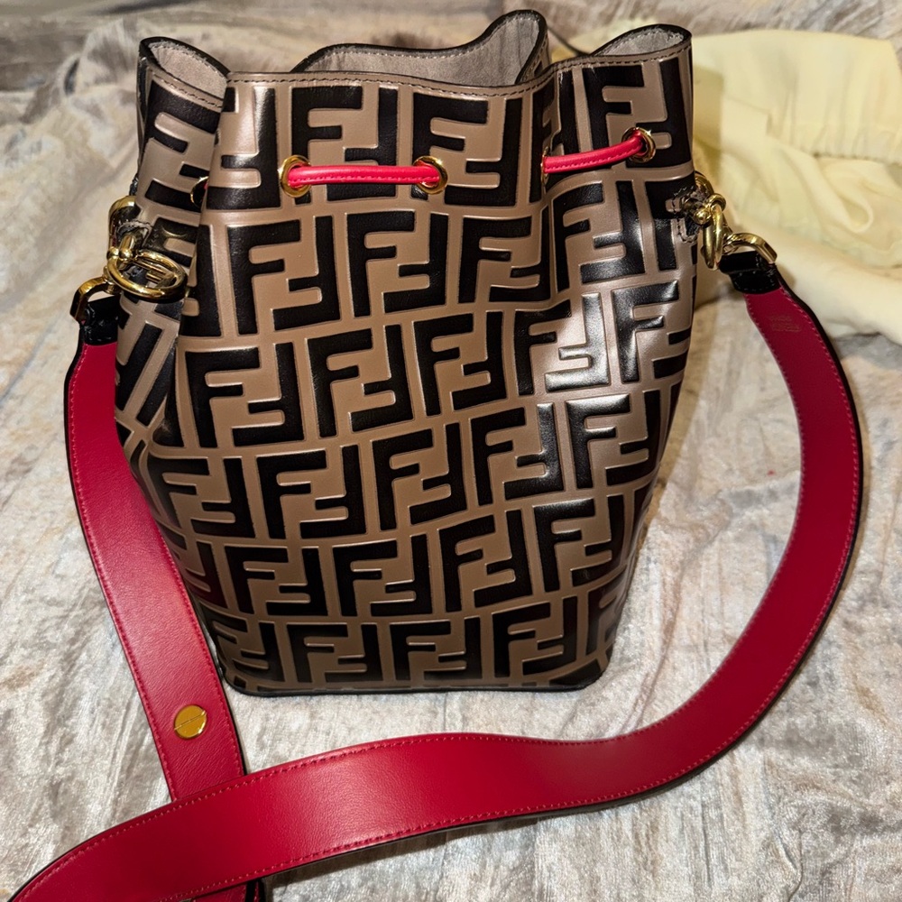 Fendi Mon Tresor FF multicolor bucket bag - Picture 7 of 9